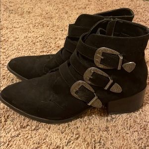 Black Western Boots Size 8
